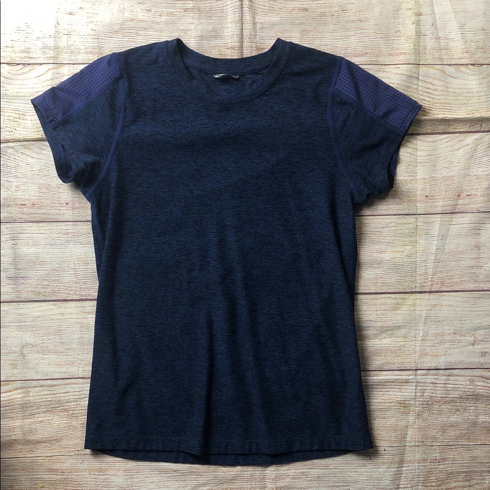 Oiselle‎ Dark Blue Short Sleeve Tee